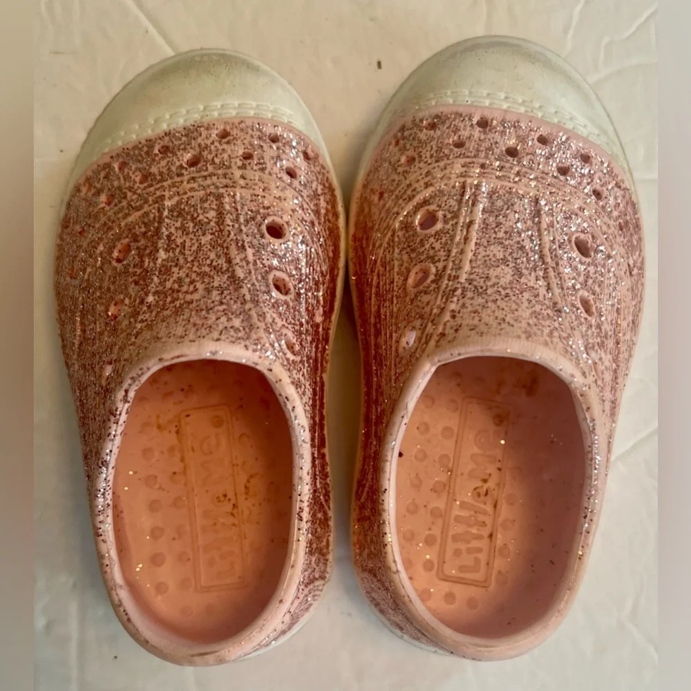 Little Me Sparkly Pink Kids  Shoes
